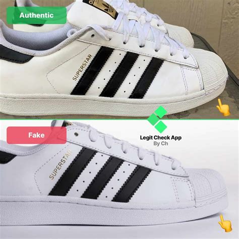 tenis superstar adidas replica|real vs fake adidas superstar.